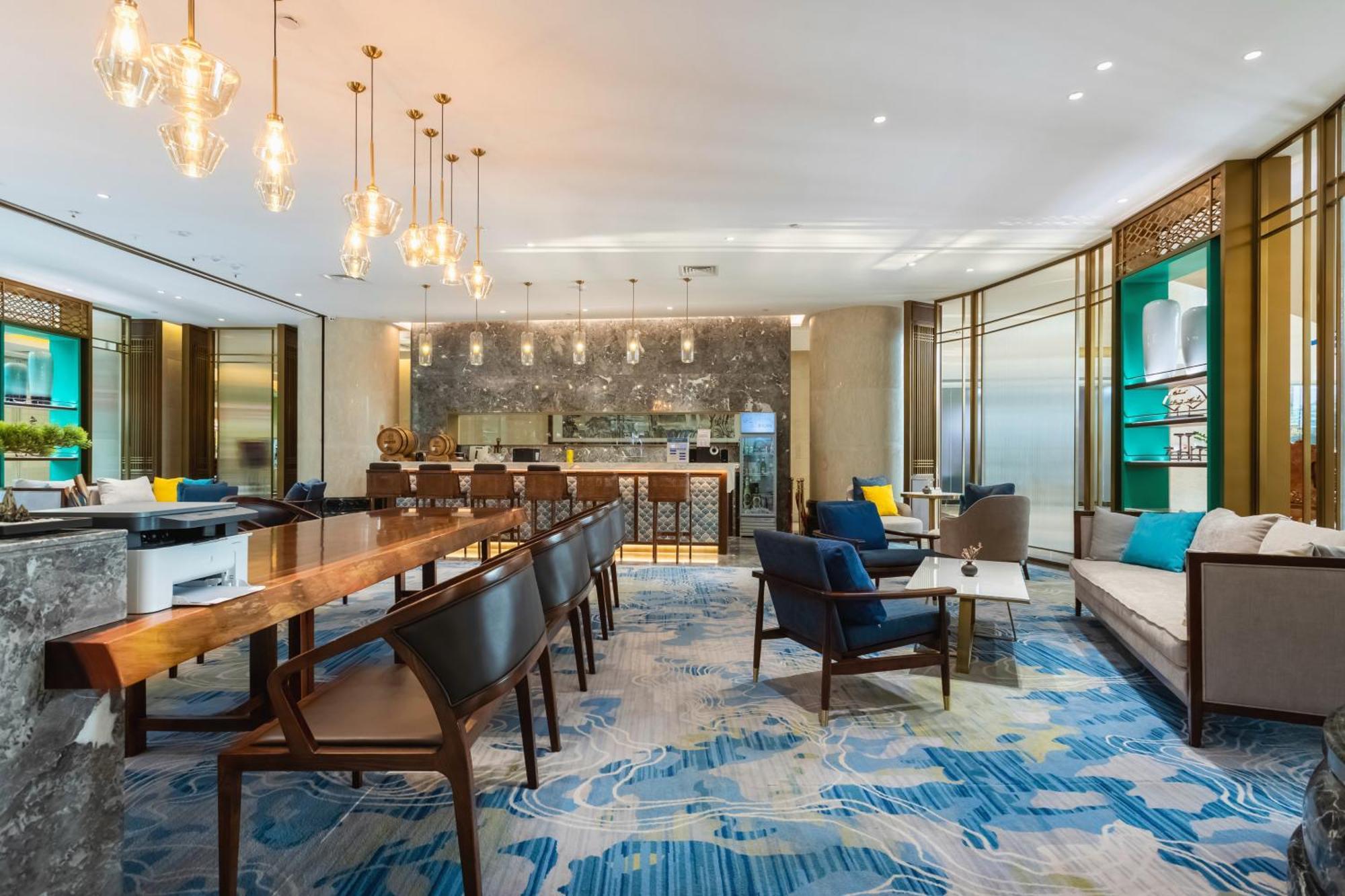 Bliss International Hotel Weihai Exterior foto