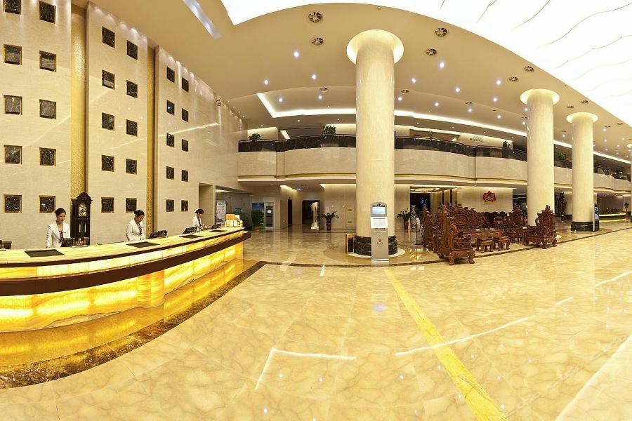Bliss International Hotel Weihai Exterior foto